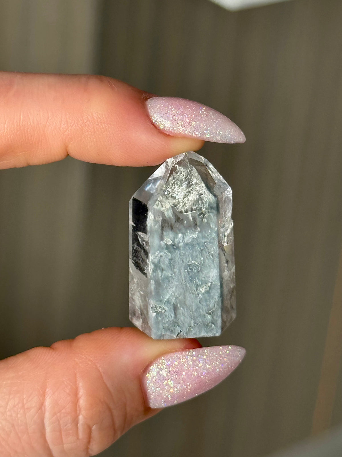 Blue Tara Quartz Crystal Specimen – Wholehearted Crystal Creations