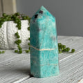 Amazonite Tower Crystal Specimen – Wholehearted Crystal Creations