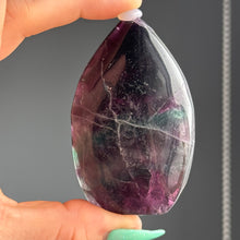 Rainbow Fluorite Crystal Flame Specimen