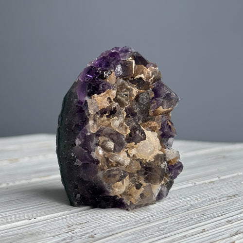 Amethyst Geode Mini Cathedral Cluster Crystal Specimen – Wholehearted Crystal Creations
