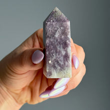 Lepidolite & Pink Tourmaline (Unicorn Stone) Tower