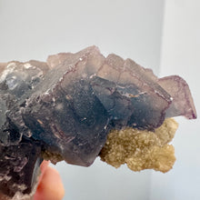 Blue Fluorite Crystal Cluster Specimen