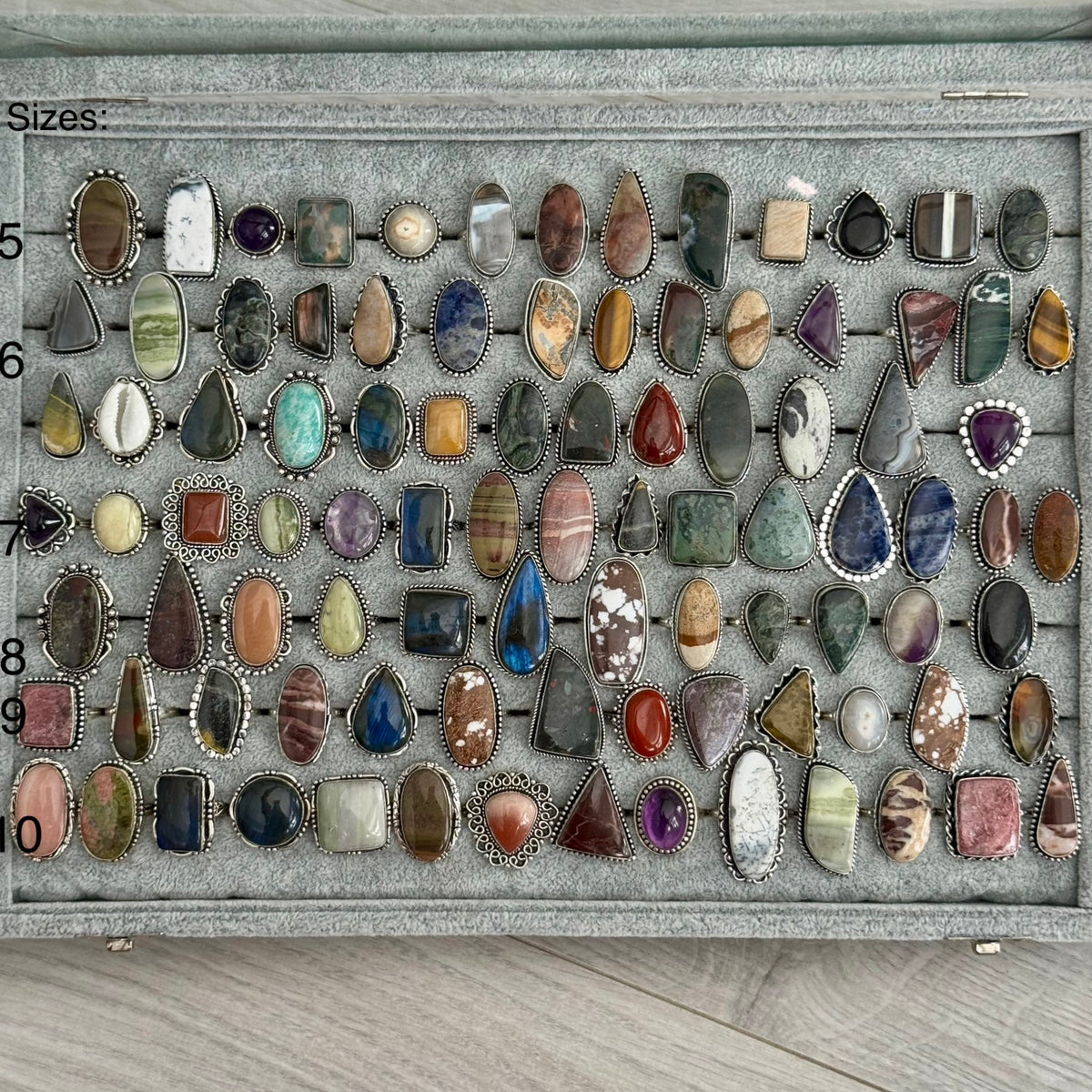 Crystal Specimen Assorted Rings – Wholehearted Crystal Creations