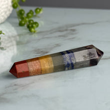 Sarah's 7 Chakra Double Terminated Point Crystal Specimen