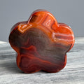 Carnelian Flower Carving Crystal Specimen – Wholehearted Crystal Creations