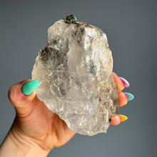 Green Tourmaline in Quartz Raw Specimen