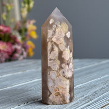 Flower Agate Tower Specimen FT35
