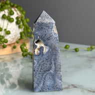 Blue Coral Tower Specimen