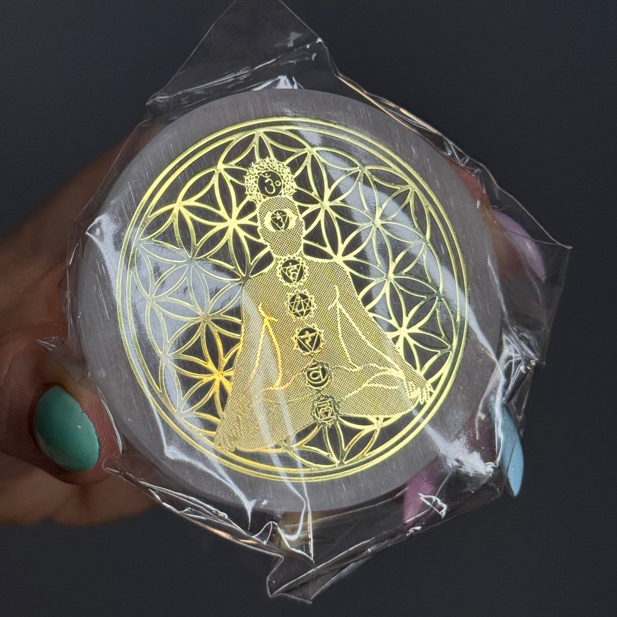 Selenite Cleansing + Charging Plate Disc