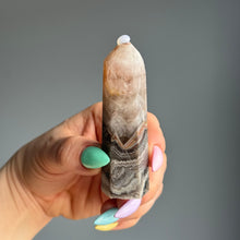 Amethyst + Mexican Lace Agate Tower Specimen (A03)