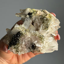 Epidote + Chlorite in Quartz Specimen #13