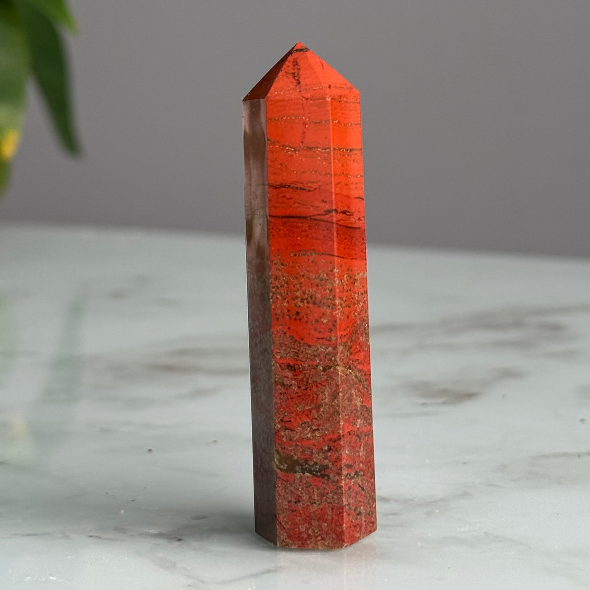 Red Jasper Crystal Tower Specimen – Wholehearted Crystal Creations