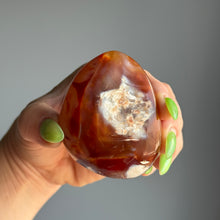 Carnelian Palm Stone Crystal Specimen CP35