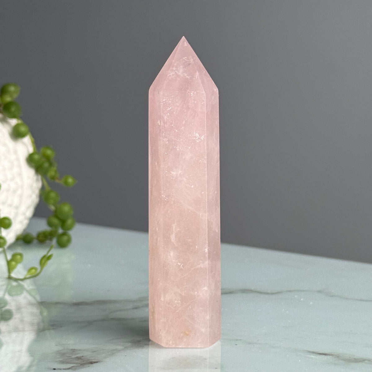 Imperfect Rose Quartz Tower Crystal Specimen – Wholehearted Crystal Creations