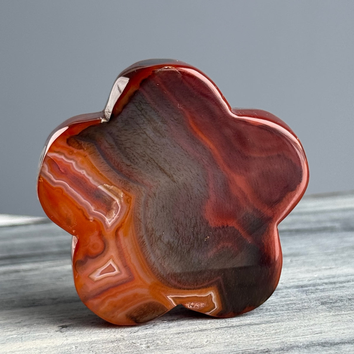 Carnelian Flower Carving Crystal Specimen – Wholehearted Crystal Creations