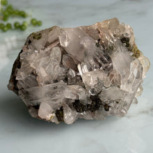 Epidote + Chlorite in Quartz Specimen #1