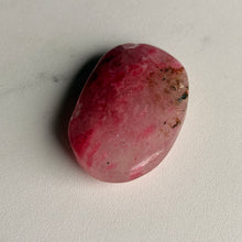 Rhodonite & Quartz Mini Palm Stone Crystal Specimen (R18)