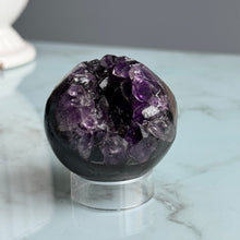 Amethyst Druzy Geode Sphere Specimen
