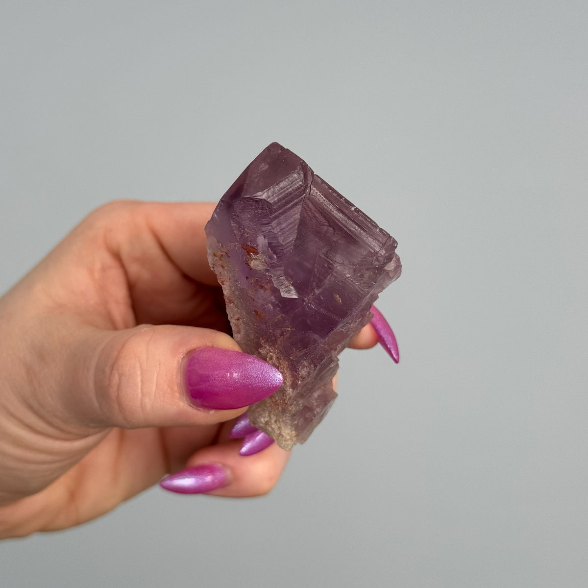 Elestial Amethyst Dragon's Tooth Mini Crystal Specimen – Wholehearted Crystal Creations