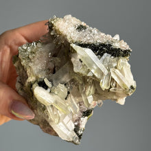Epidote + Chlorite in Quartz Specimen #13