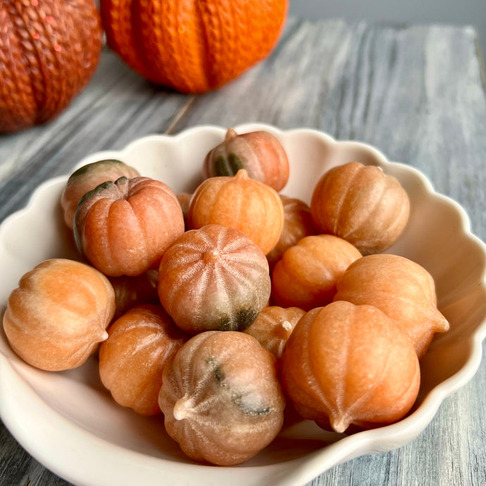 Pumpkin Carving (orange calcite) specimen