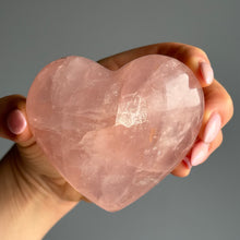 Rose Quartz Heart Carving Specimen