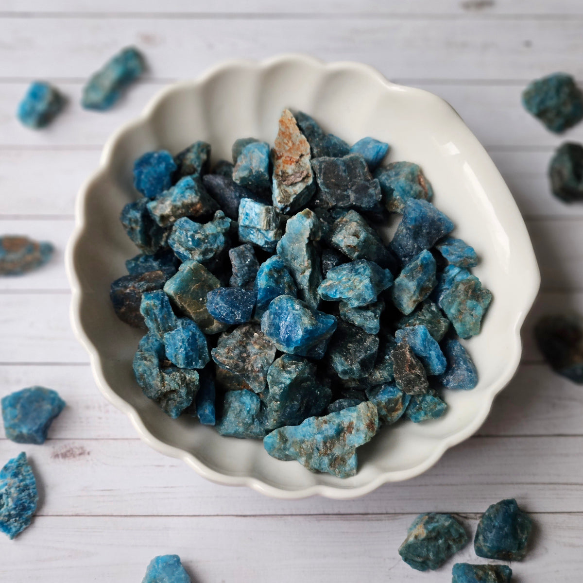 Raw Blue Apatite Pocket Stone Specimen Small – Wholehearted Crystal Creations