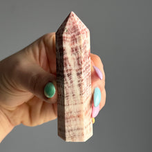 Pork Stone (Red Banded Calcite) Tower Specimen