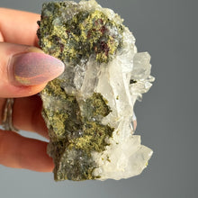 Epidote + Chlorite in Quartz Specimen #7