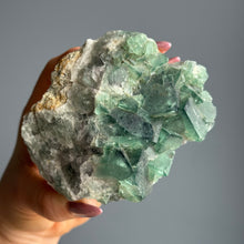Green Cubic Fluorite Raw Crystal Specimen