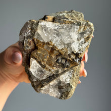 Green Tourmaline in Quartz Raw Specimen