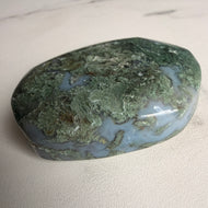 Moss Agate Palm Stone Specimen (MA30)