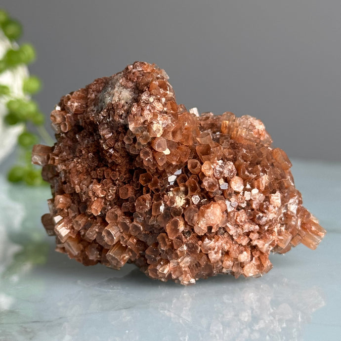 Red Aragonite Cluster (Sputnik) Specimen