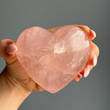 Rose Quartz Heart Carving Specimen