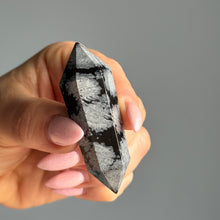 Snowflake Obsidian Double-Terminated Crystal Specimen