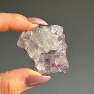 Etched Purple Fluorite Crystal Specimen – Wholehearted Crystal Creations