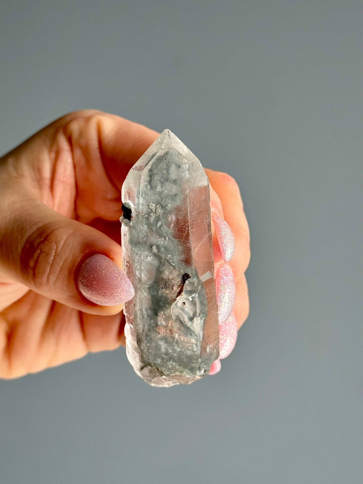 Blue Tara Quartz Crystal Specimen – Wholehearted Crystal Creations