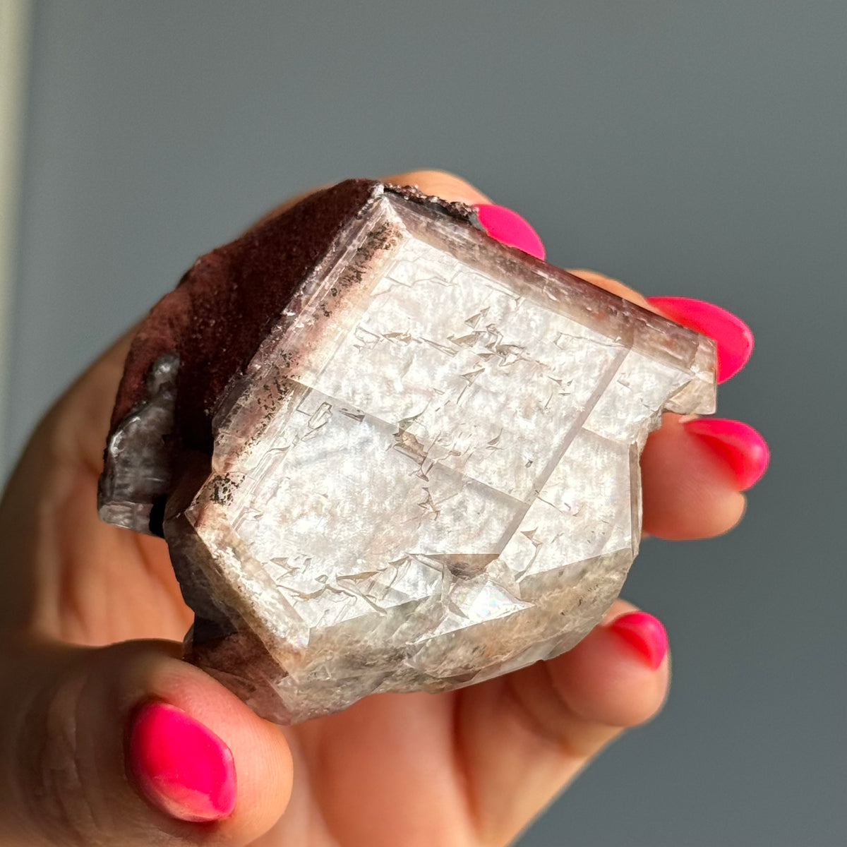 Chocolate Hematoid Calcite Specimen – Wholehearted Crystal Creations