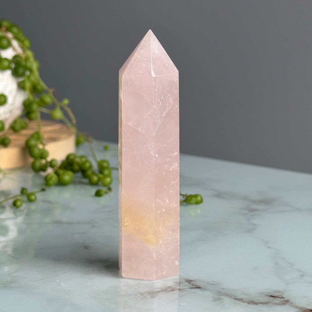 Rose Quartz Tower Specimen