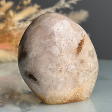 Flower Agate Freeform With Druzy Specimen
