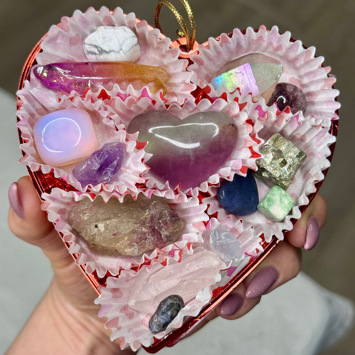 Heart Box of Crystals Valentine's Day Gift – Wholehearted Crystal Creations