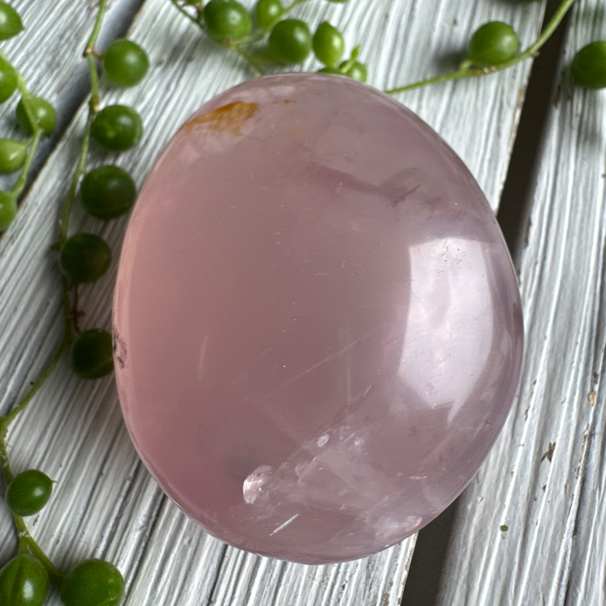 Rose Quartz Palm Stone Specimen (with Asterism) – Wholehearted Crystal Creations