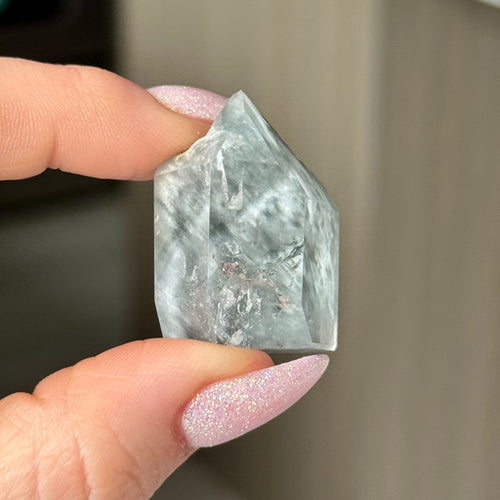 Blue Tara Quartz Crystal Specimen – Wholehearted Crystal Creations