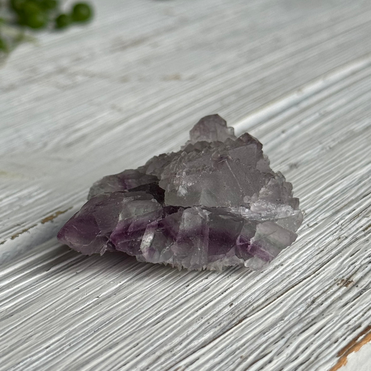Etched Purple Fluorite Crystal Specimen – Wholehearted Crystal Creations