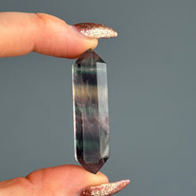 Rainbow Fluorite Double Terminated Crystal Specimen – Wholehearted Crystal Creations