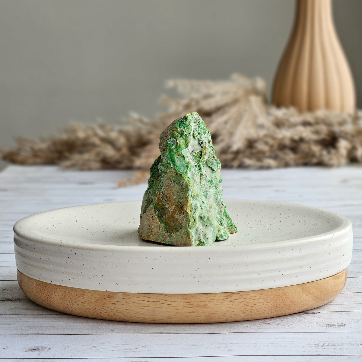 Chrysoprase Crystal Specimen – Wholehearted Crystal Creations