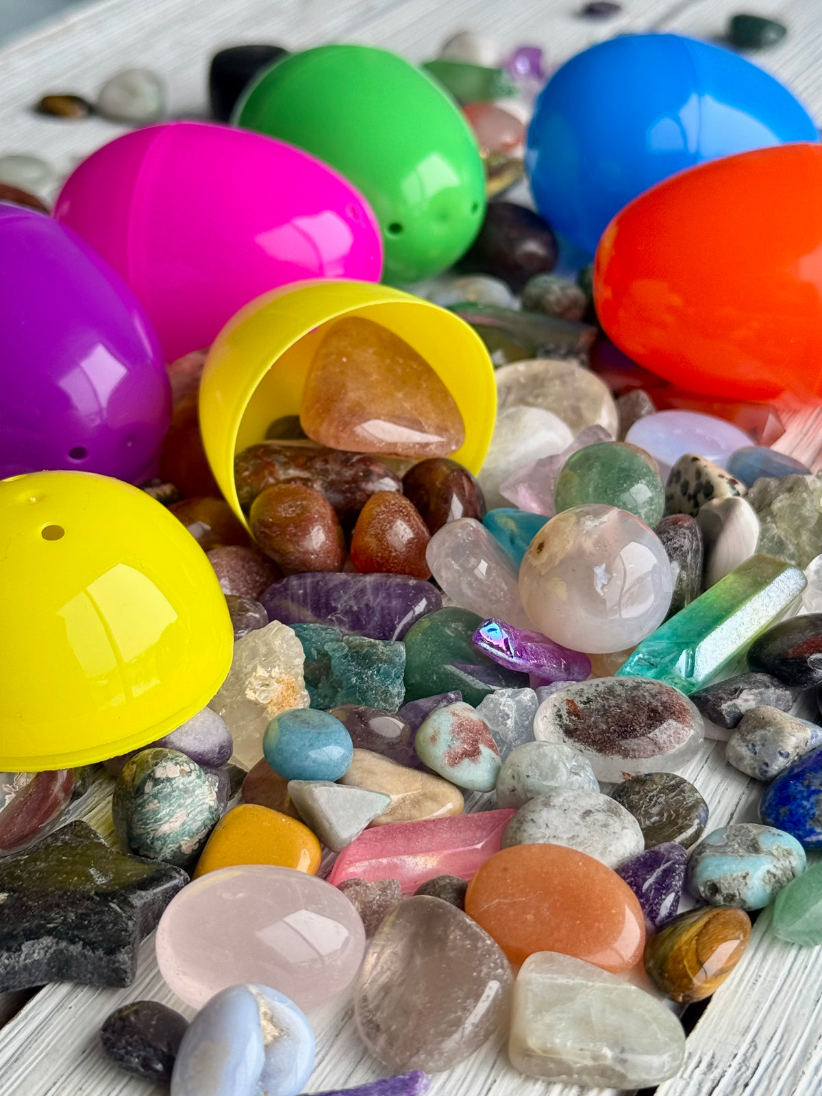 Crystal-Filled Easter Egg Scoopz – Wholehearted Crystal Creations