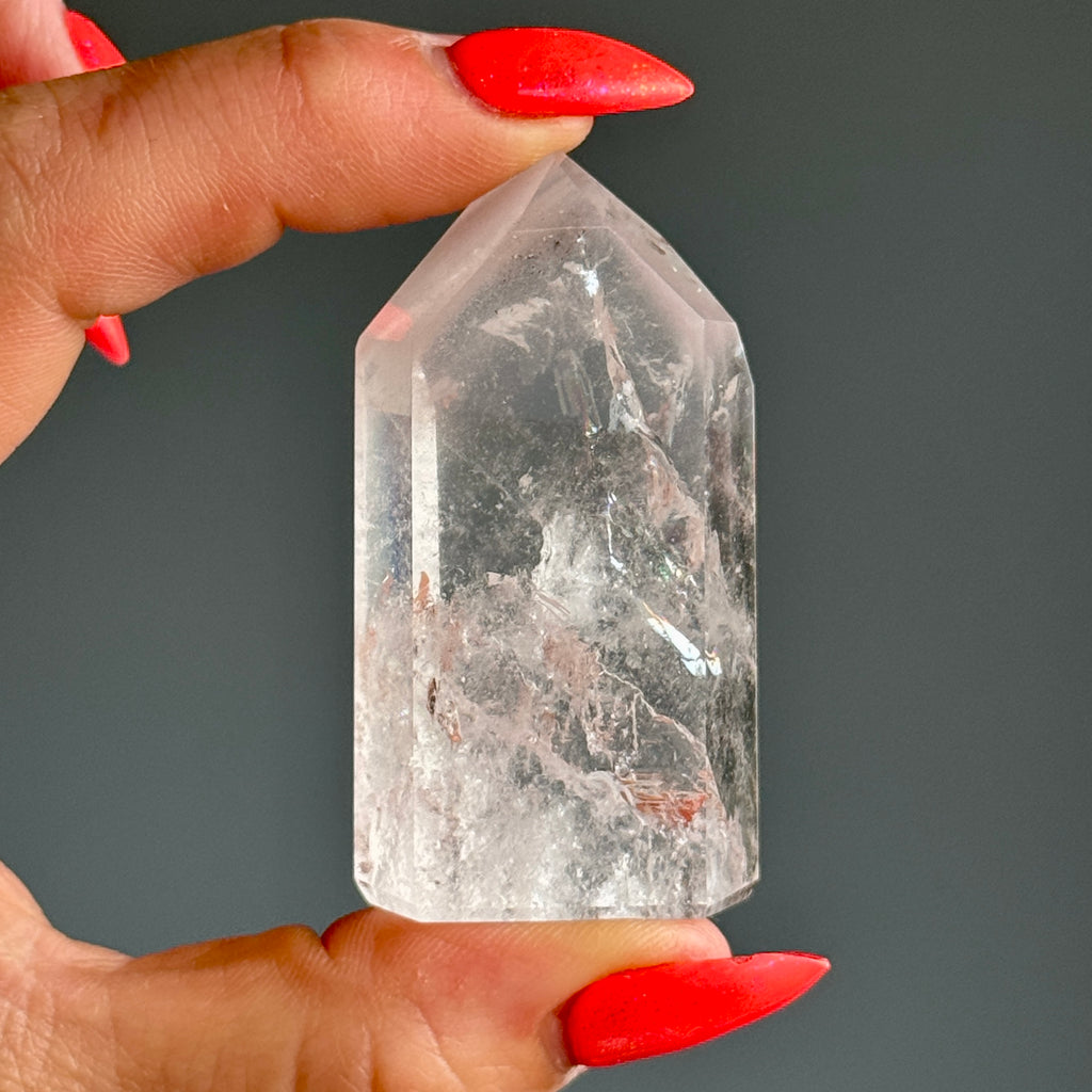 Pink Lithium Quartz (Rare) Crystal Tower Specimen PLQ#5 – Wholehearted Crystal Creations