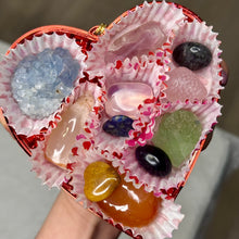 Heart Box of Crystals / Valentines Day / Love Day