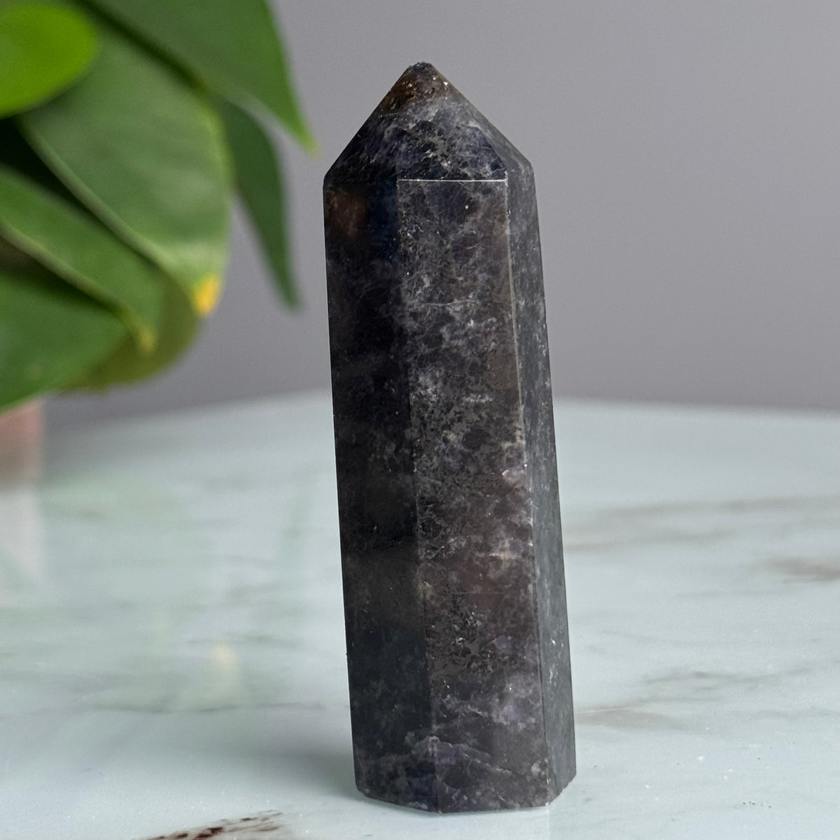 Imperfect Blue Iolite Crystal Tower Specimen – Wholehearted Crystal Creations